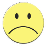 Sad Face Sticker