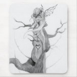 Sad fairy tree Mousepad