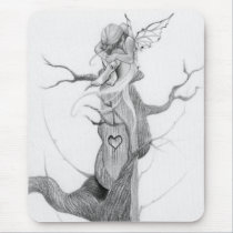 Sad fairy tree Mousepad mousepads