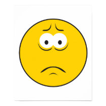 Sad Frowning Smiley Face posters by doonidesigns Sad Frowning Smiley Face posters