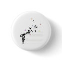 Sad girl and butterfly buttons
