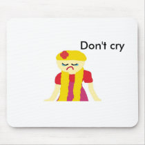 sad girl, Don't cry mousepads by happypeng sad girl, Don't cry mousepads