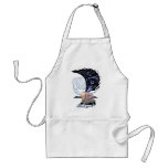 Sad Gothic Fairy in the Moonlight by Al Rio Apron