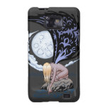 Sad Gothic Fairy in the Moonlight by Al Rio Samsung Galaxy S2 Covers
