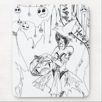 Sad halloween mousepad mousepads