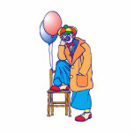 Sad Hobo Clown Cut Out