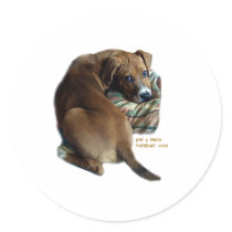 Sad Hound Dog stickers