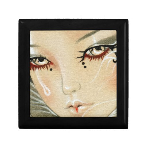 Sad Jester Teardrop giftbox Jewelry Boxes