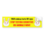 Sad Lab Rabbit Bumper Sticker