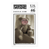Sad Little Bear postage