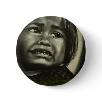 Sad little kid graffiti button