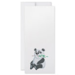 sad little panda bear personalized rack card