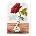 Sad Little Rose Postcard