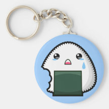 Sad Onigiri Key Chain