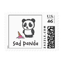 Sad Panda postage