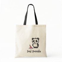 Sad Panda tote bag