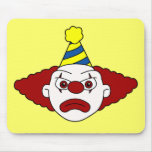 Sad Party Clown Mousepad