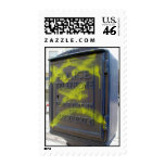 Sad Police Telephone Stamp