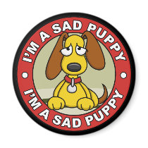 Sad Puppy Magnet by wislander Sad Puppy Magnet