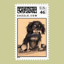 Sad puppy stamps