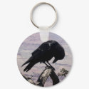 Sad Raven Keychain by phantompanther Sad Raven Keychain