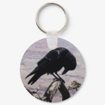 Sad Raven Keychain