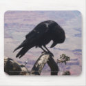 Sad Raven Mousepad by phantompanther Sad Raven Mousepad