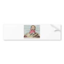 Sad Sea Waves - crying baby Bumper Stickers