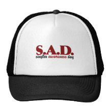 SAD Singles Awareness Day Mesh Hat
