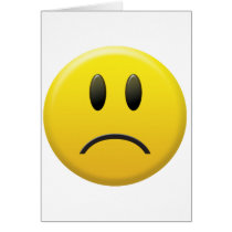 Sad Smiley Face cards