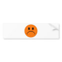 Sad Smiley Face Happy Smile Expression Smilie bumper stickers by inquester Sad Smiley Face Happy Smile Expression Smilie bumper stickers