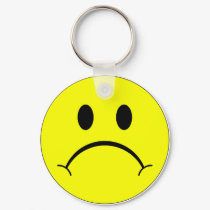 Sad Smiley Face Happy Smile Expression Smilie keychains