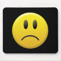 Sad Smiley Face mousepads