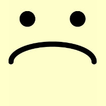 SAD SMILEY FACE ON T SHIRT