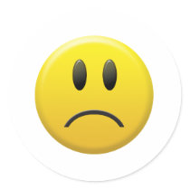 Sad Smiley Face stickers