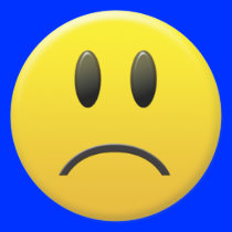 Sad Smiley Face Stickers