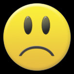 Sad Smiley Face Stickers