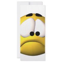sad smiley rack cards by SmileyFaceStore sad smiley rack cards