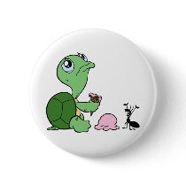 Sad Turtle Happy Ant Button