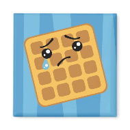 Sad Waffle magnet