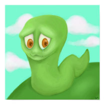 Sad Worm Poster posters