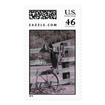 saddle b and w postage