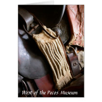 Saddle from West of the Pecos Museum cards by brentc Saddle from West of the Pecos Museum cards