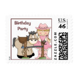 Saddle Up Birthday Party Postage