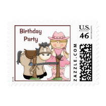 Saddle Up Birthday Party Postage