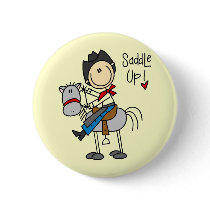 Saddle Up Cowboy Tshirts and Gifts buttons