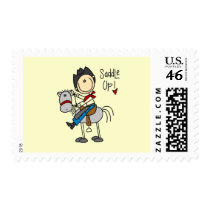 Saddle Up Cowboy Tshirts and Gifts Stamp