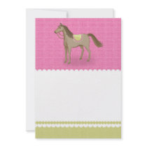 Saddle Up Invitations Pink