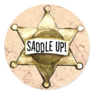 Saddle Up! stickers sticker
