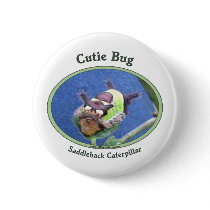 Saddleback Caterpillar Cutie Bug Pins